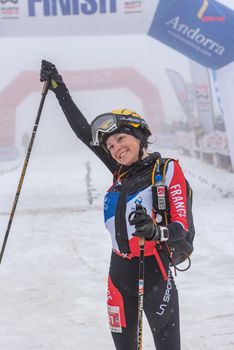 Arinsal, Andorra: 2021 March 6: GACHET MOLLARET Axelle FRA  ISMF WC Comapedrosa 2021 Andorra. Individual Race Woman