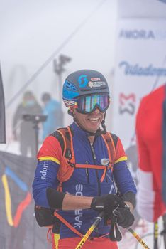 Arinsal, Andorra: 2021 March 6: BOSCACCI Michele in ISMF WC Comapedrosa 2021 Andorra. Individual Race