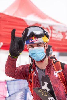 Arinsal, Andorra: 2021 March 6: PALZER Anton GER in ISMF WC Comapedrosa 2021 Andorra. Individual Race