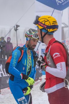 Arinsal, Andorra: 2021 March 6: ANTONIOLI Robert ITA in ISMF WC Comapedrosa 2021 Andorra. Individual Race