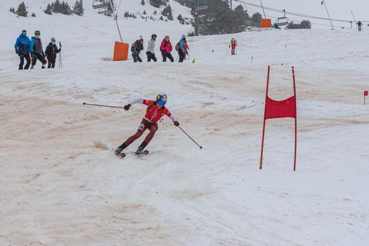 Arinsal, Andorra: 2021 March 6: BONNET Rémi SUi in ISMF WC Comapedrosa 2021 Andorra. Individual Race