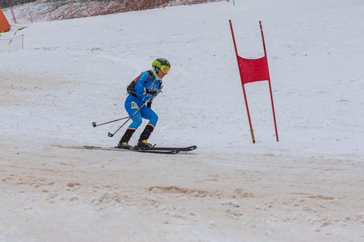Arinsal, Andorra: 2021 March 6: MURADA Giulia ITA in ISMF WC Comapedrosa 2021 Andorra. Individual Race Woman