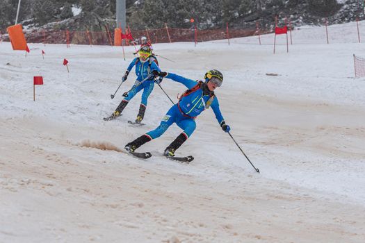 Arinsal, Andorra: 2021 March 6: MURADA Giulia ITA in ISMF WC Comapedrosa 2021 Andorra. Individual Race Woman