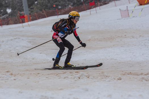 Arinsal, Andorra: 2021 March 6: GACHET MOLLARET Axelle FRA  ISMF WC Comapedrosa 2021 Andorra. Individual Race Woman