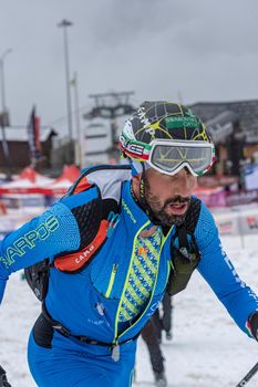 Arinsal, Andorra: 2021 March 6: ANTONIOLI Robert ITA in ISMF WC Comapedrosa 2021 Andorra. Individual Race