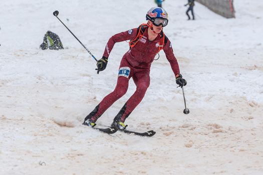 Arinsal, Andorra: 2021 March 6: PALZER Anton GER in ISMF WC Comapedrosa 2021 Andorra. Individual Race
