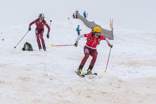 Arinsal, Andorra: 2021 March 6: MARTI Werner SUI in ISMF WC Comapedrosa 2021 Andorra. Individual Race