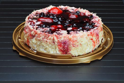 Food and desserts. Beautiful delicious cheesecake cake. High quality photo