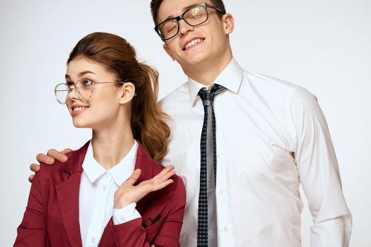 Business men and women manager colleagues in office professionals. High quality photo