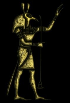 God of Ancient Egypt - Set - Seth - god of storms; later became god of evil; darkness; chaos and desert and patron of Upper Egypt