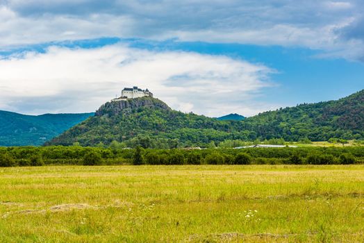 Ruins of a medieval castle near borders of Slovakia and Hungary. Northern Hungary