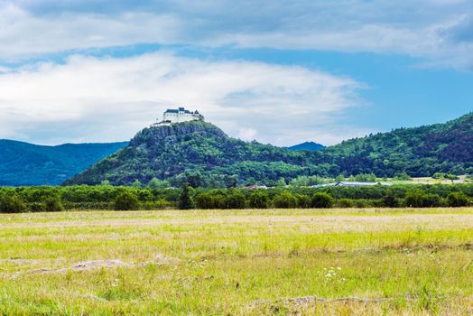 Ruins of a medieval castle near borders of Slovakia and Hungary. Northern Hungary