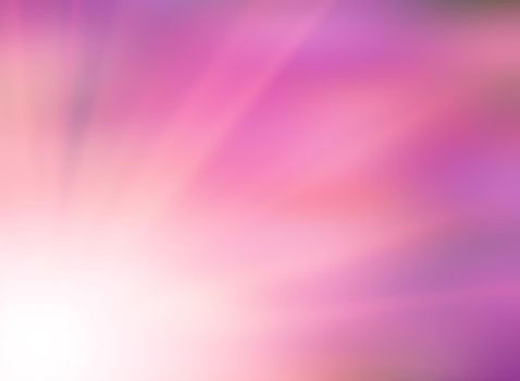 Abstract blurred background in pink shades of color with rays of light