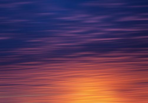 Defocused  natural  sky background with motion blur