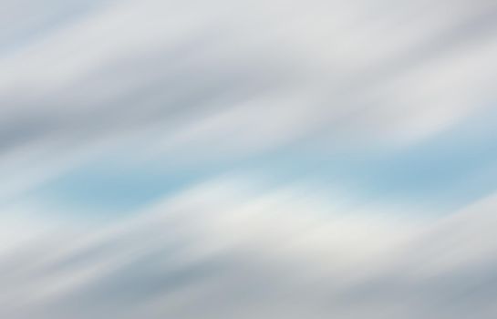 Defocused natural sky background with motion blur