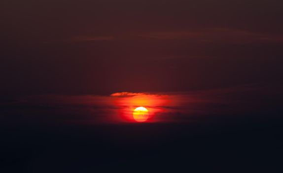 Abstract apocalyptic background. Sunset sky nature background.