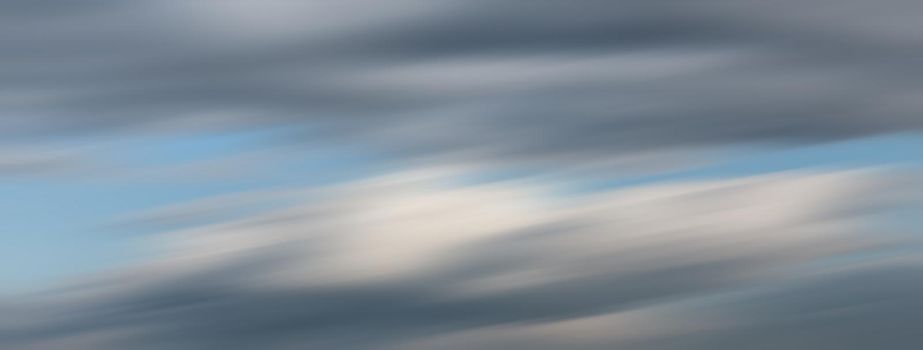 Defocused natural sky background with motion blur