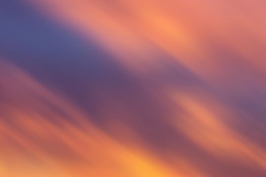 Blurred nature background. Blurred sunset cloudy sky background
