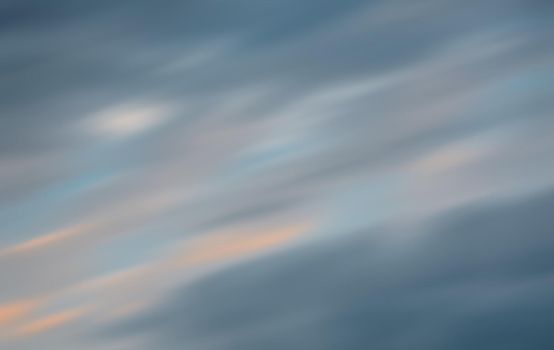 Blurred nature background.  Sky and clouds in motion blur