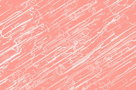 Abstract pattern with lines. Image in trendy living coral color