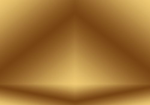 Abstract Luxury Gold yellow gradient studio wall, well use as background,layout,banner and product presentation