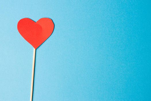 heart on a stick gift valentine decoration holiday romance. High quality photo