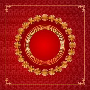 Happy Chinese new year card. Chinese mean Happy New Year, wealthy, Zodiac sign for greetings card, flyers, invitation, posters, brochure, banners, calendar.