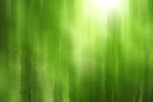 image of water surface on blurred green background. Nature background. copy space.