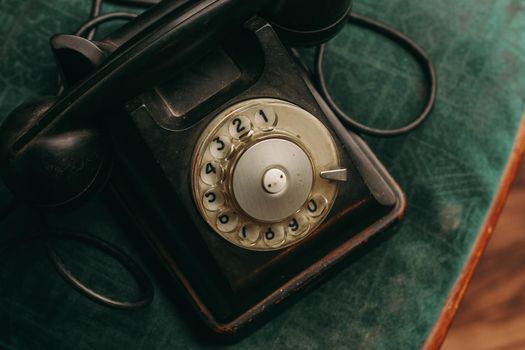 classic telephone communication vintage antique technology antique. High quality photo