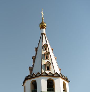 View of the Epiphany Cathedral. Irkutsk, Russia