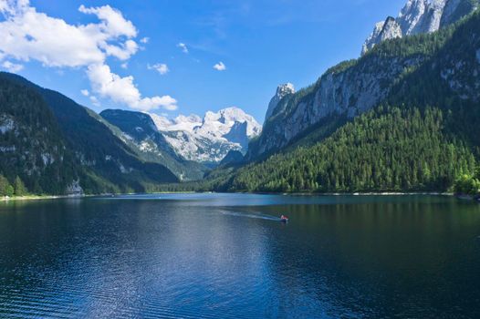 Gosau in Alps, Lake view, Austria, Europe