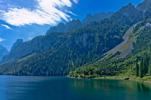 Gosau in Alps, Lake view, Austria, Europe