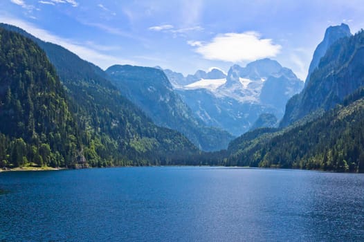 Gosau in Alps, Lake view, Austria, Europe