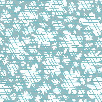 Trendy fabric pattern with miniature flowers and lines.Summer print.Fashion design.Motifs scattered random.Good for fashion,textile,fabric,gift wrapping paper,prints.Azure white.