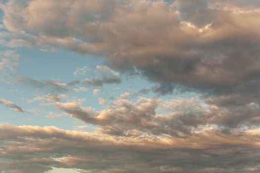 Nature background. Dramatic clouds on the sky