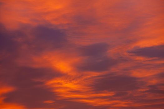 Nature background. Morning sky. Dramatic sunrise sky.