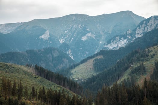 Mountains in National Park High Tatra. Slovakia, Europe