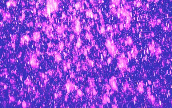 Abstract splashes of water on a trendy neon colors