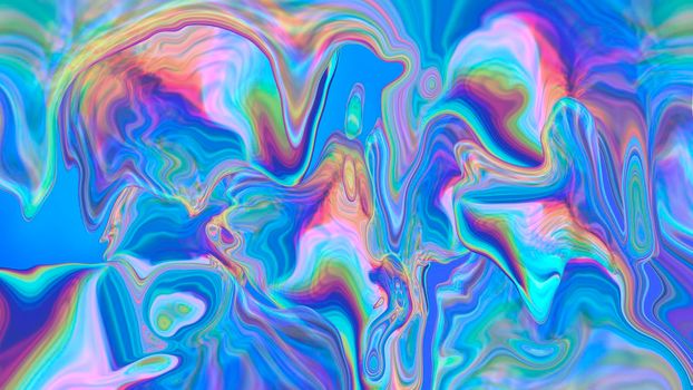 Abstract textured rainbow background. 3d image, 3d rendering