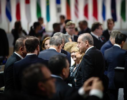 WASHINGTON D.C., USA - Apr 01, 2016: Turkish President Recep Tayyip Erdogan at the Nuclear Security Summit in Washington 