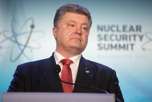 WASHINGTON D.C., USA - Apr 01, 2016: President of Ukraine Petro Poroshenko at the Nuclear Security Summit in Washington. 