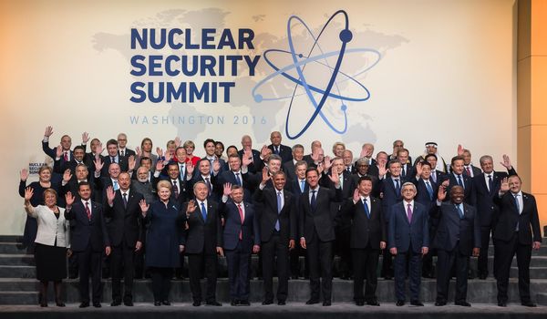 WASHINGTON D.C., USA - Apr 01, 2016: General Photo of the Nuclear Security Summit participants. The Nuclear Security Summit is a world summit, aimed at preventing nuclear terrorism around the globe