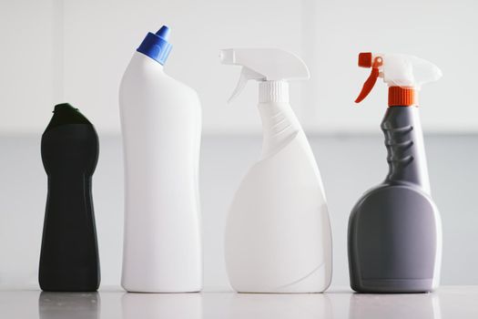 Cleaning products as housekeeping concept at home