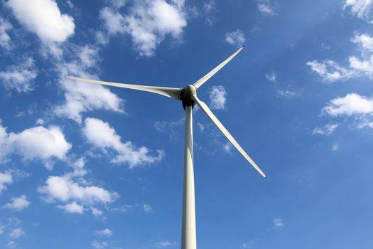 Image of the eco power, wind power plant - wind turbine - clean energy