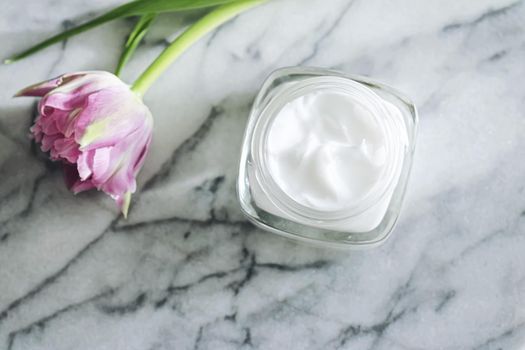 Face cream moisturiser as morning skin care routine, luxury cosmetics and skincare closeup