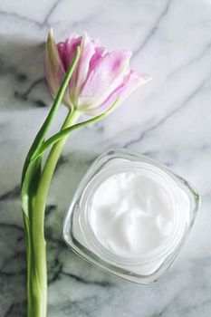Face cream moisturiser as morning skin care routine, luxury cosmetics and skincare closeup
