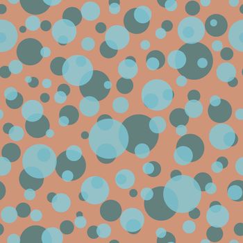 Abstract seamless pattern with colorful balls.Illustration of overlapping colorful dots pattern for background abstract.Polka dots ornament.Good for invitation,poster,card,flyer,banner,textile,fabric.