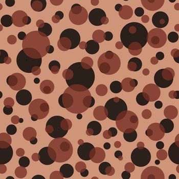 Abstract seamless pattern with colorful balls.Illustration of overlapping colorful dots pattern for background abstract.Polka dots ornament.Good for invitation,poster,card,flyer,banner,textile,fabric.