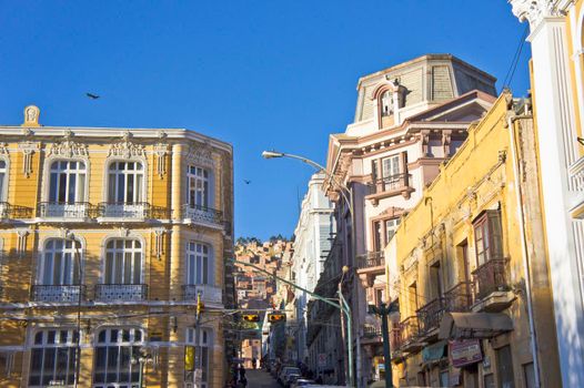 La Paz, Old city street view, Bolivia, South America