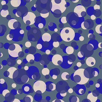 Abstract seamless pattern with colorful balls.Illustration of overlapping colorful dots pattern for background abstract.Polka dots ornament.Good for invitation,poster,card,flyer,banner,textile,fabric.